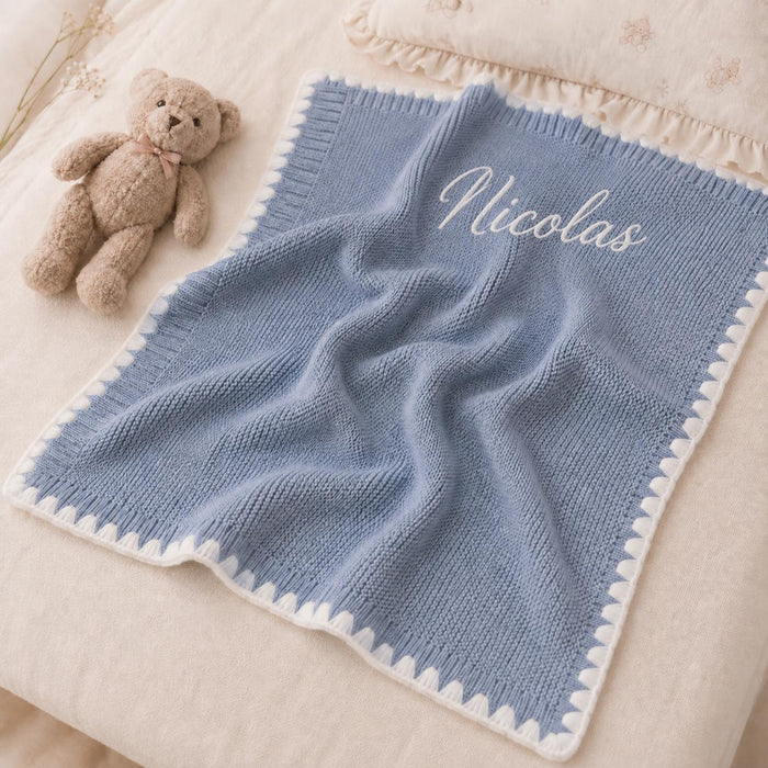 Blanket Azul - personalizada, extendida