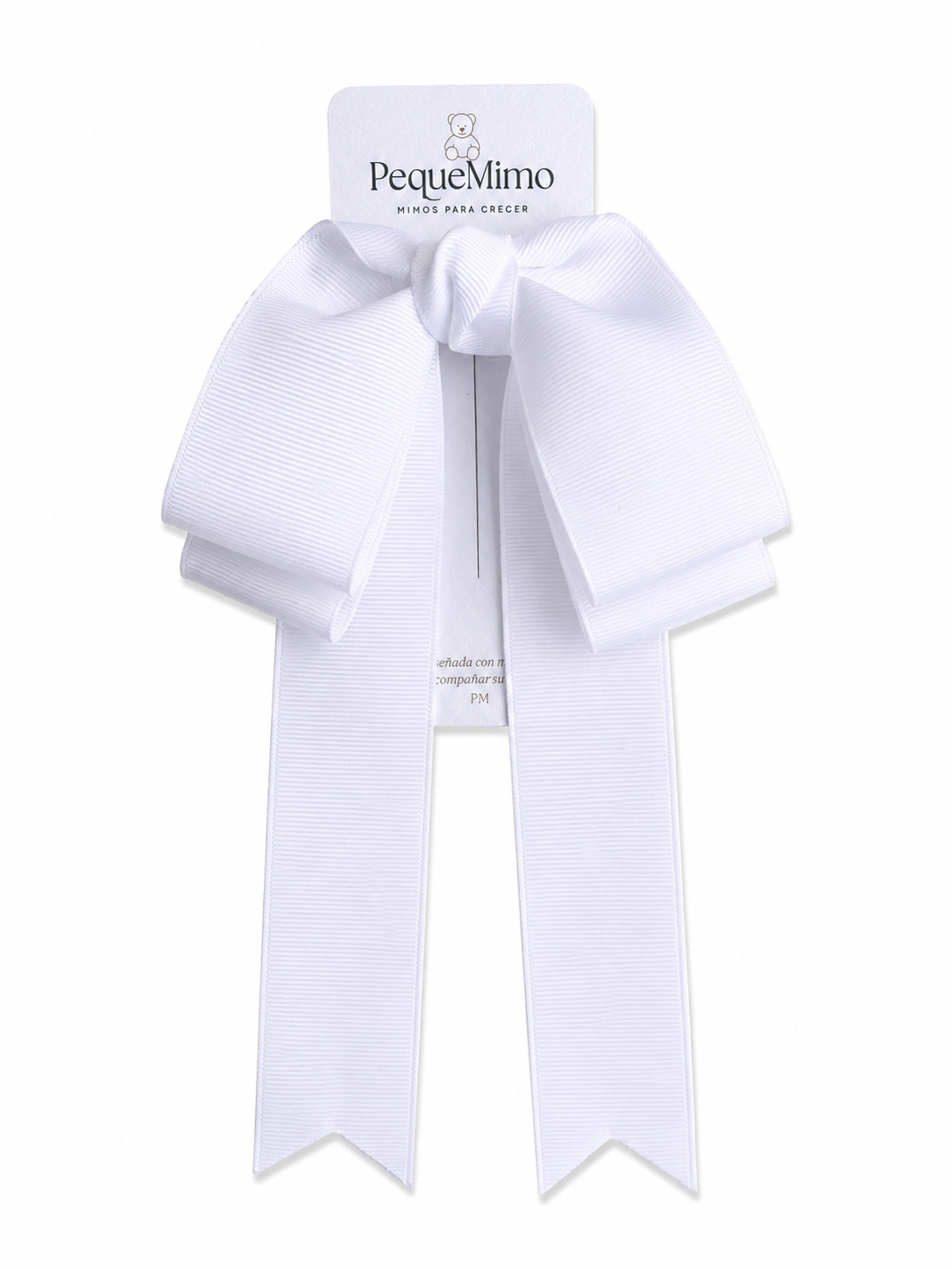 Moño Grosgrain Blanco