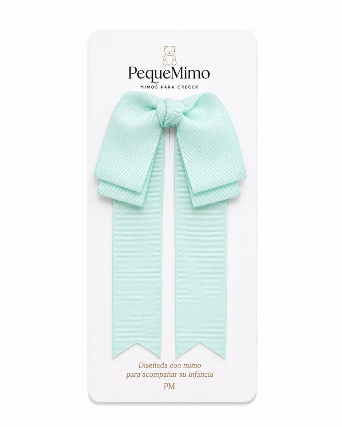 Moño Grosgrain Menta