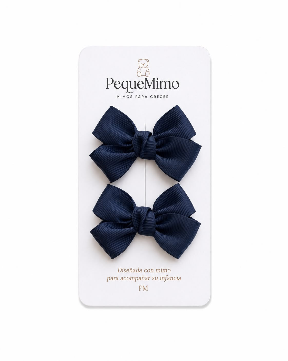 Moño Grosgrain Mini - Azul marino