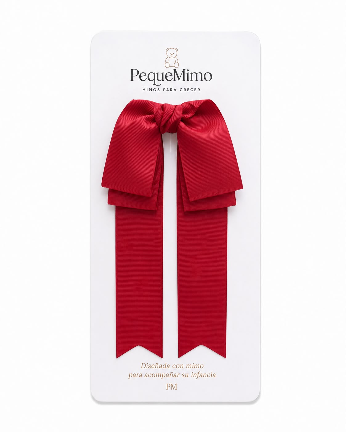 Moño Grosgrain Rojo