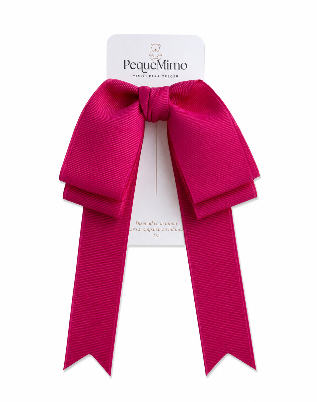 Moño Grosgrain Rosa Fiusa