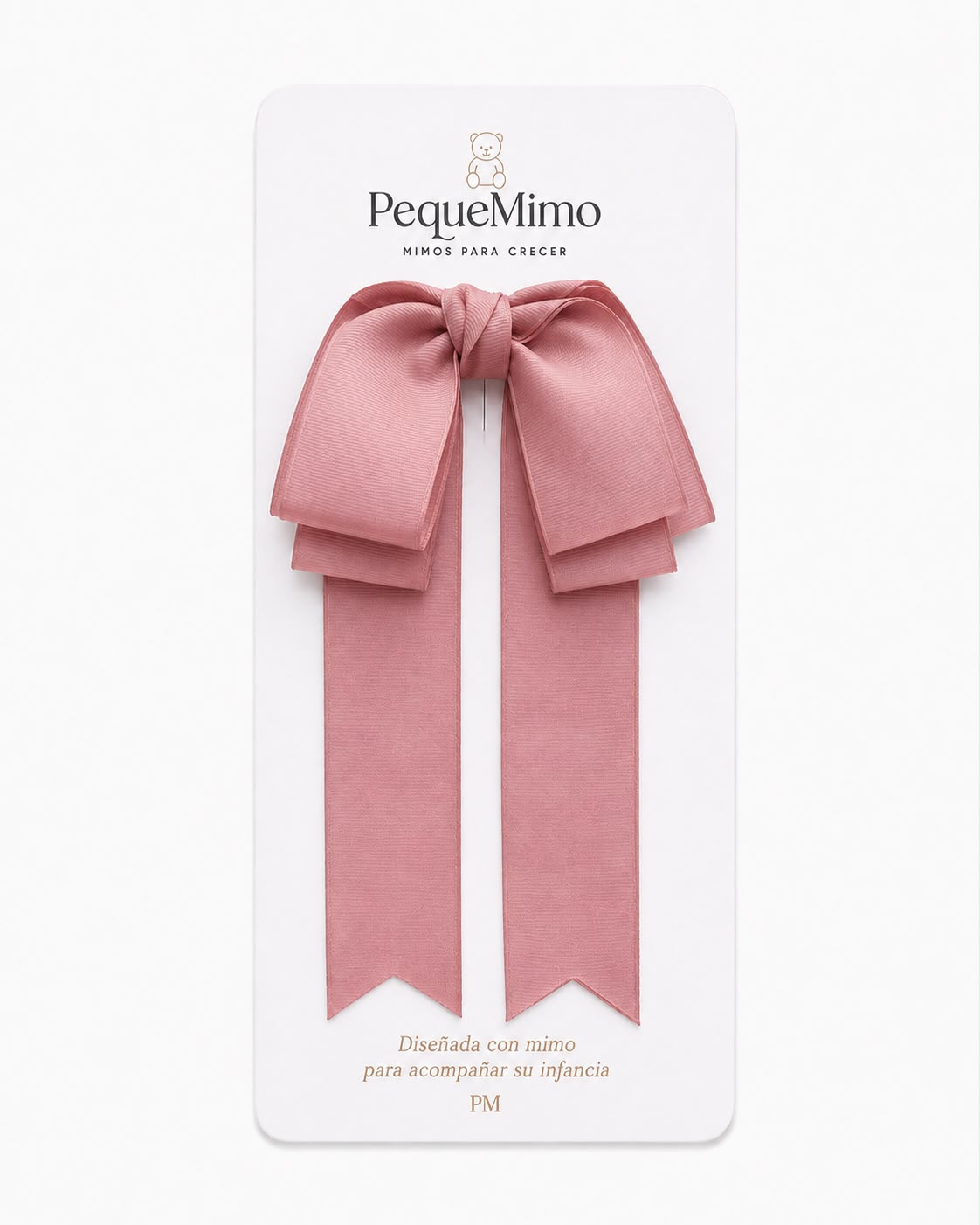 Moño Grosgrain Rosa