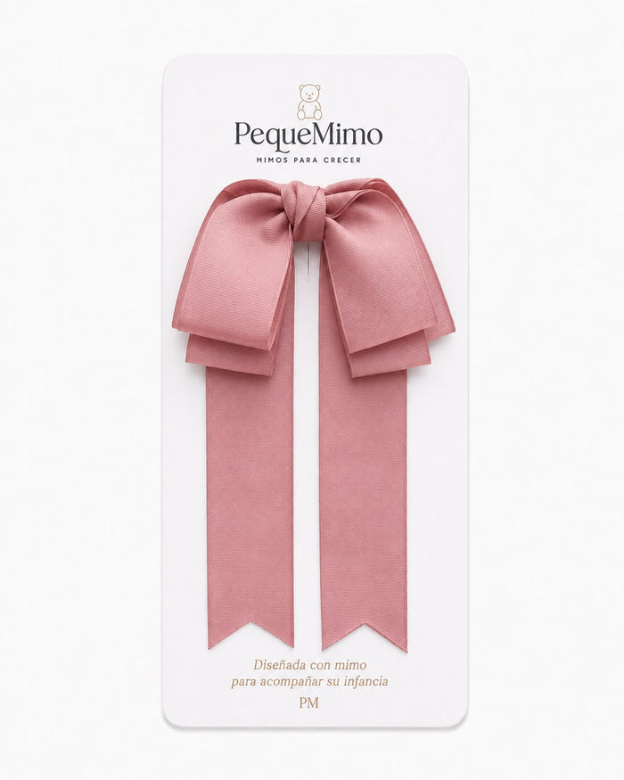 Moño Grosgrain Rosa