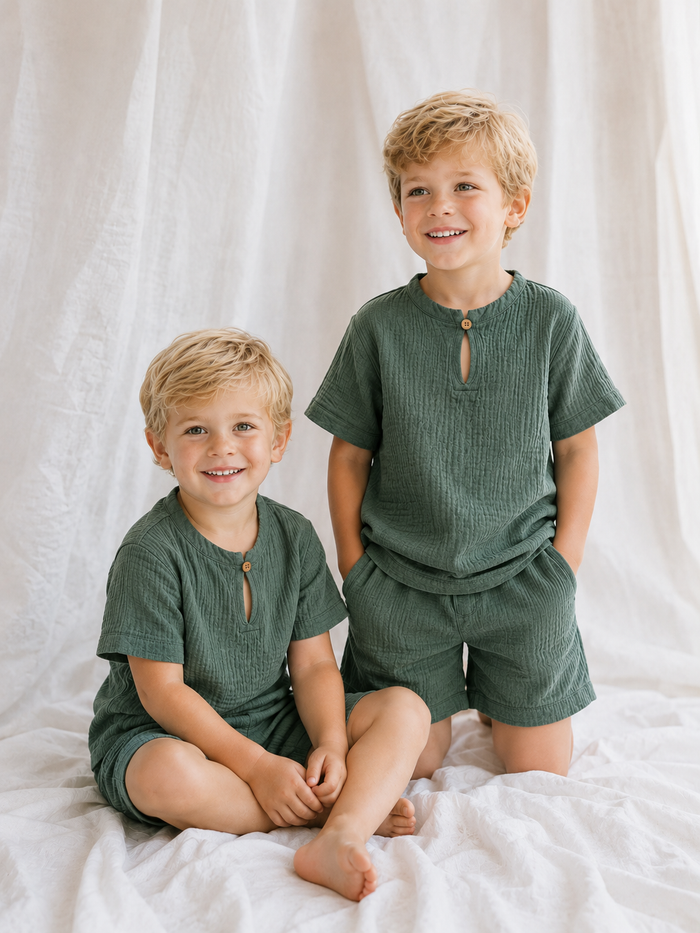 Muselina Jules - conjunto verde